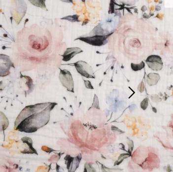 Musselinband "Lino" Rose